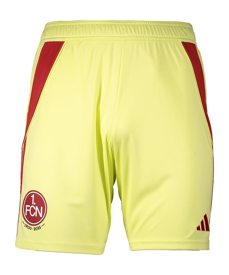 adidas 1. FC Nürnberg Torwartshort Gelb - gelb