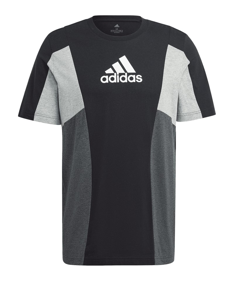 adidas Sportswear Essentials Colorblock T-Shirt Schwarz - schwarz