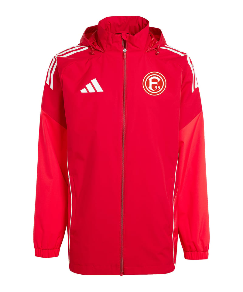 adidas Fortuna Düsseldorf Trainingsjacke Rot - rot