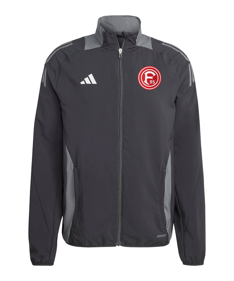 adidas Fortuna Düsseldorf Trainingsjacke Schwarz - schwarz