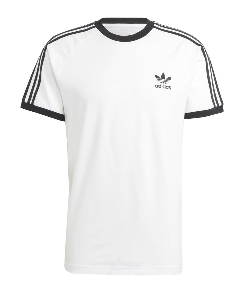 adidas Originals Adicolor Classics 3-Stripes Tee White - weiss