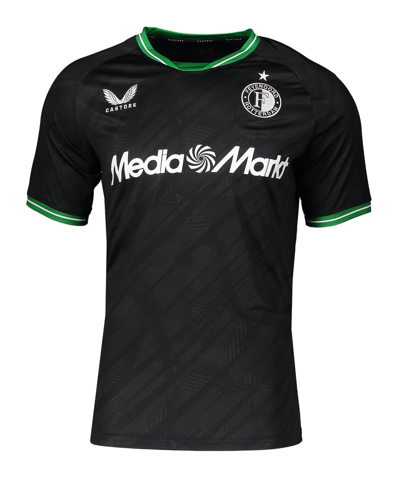 Castore Feyenoord Rotterdam Trikot Away 2024/2025 Schwarz F010 - schwarz