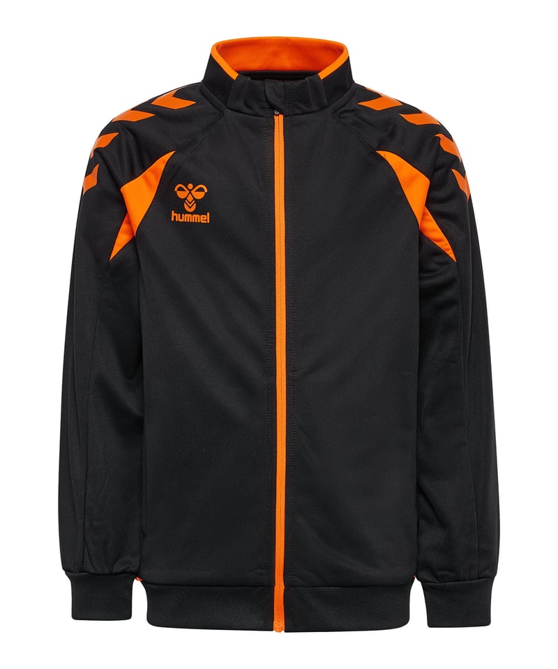 hummel Core 2.0 Track Zip Jacke Kids Schwarz F2461 - schwarz