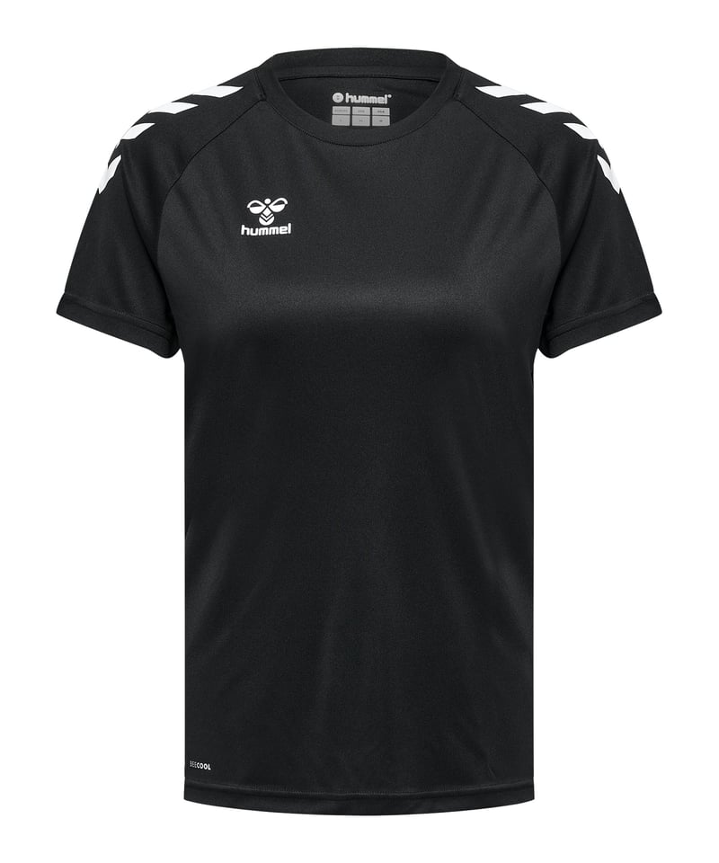 Hummel Core XK Poly T-Shirt Damen Schwarz F2009 - schwarz