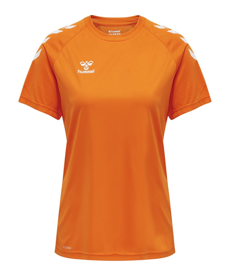 Hummel hmlCORE XK Poly T-Shirt Damen Orange F5190 - orange