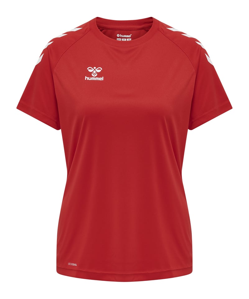 Hummel hmlCORE XK Poly T-Shirt Damen Rot F3062 - rot