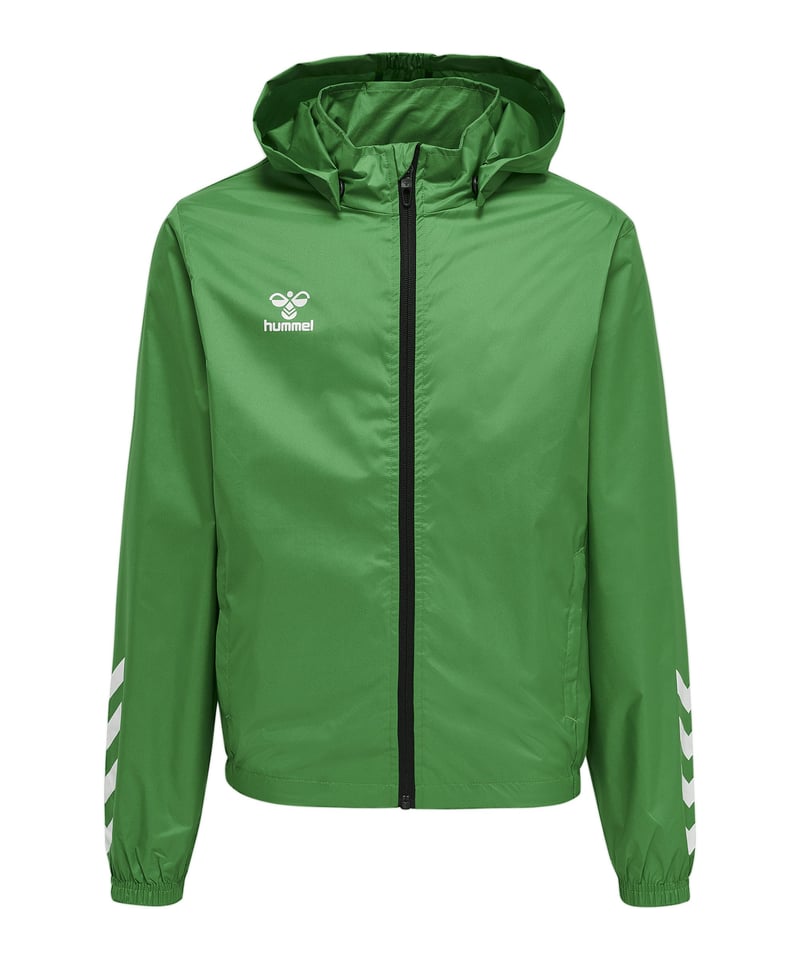 Hummel hmlCORE XK Spray Jacke Kids Grün F6235 - gruen