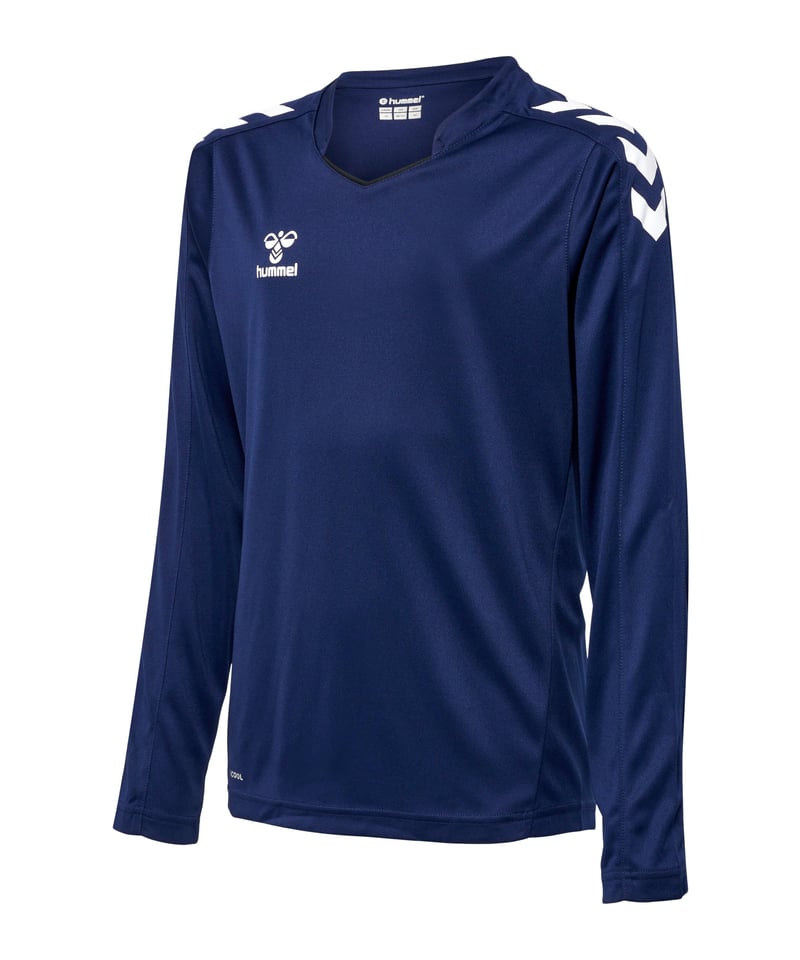 Hummel hmlCORE XK Trikot langarm Kids Blau F7026 - blau