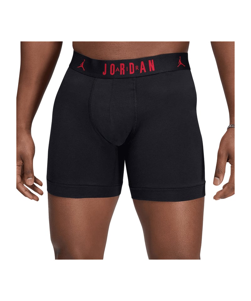 Jordan Jhm Flight Cotton Core 3Pk Boxershort Schwarz F066 - schwarz