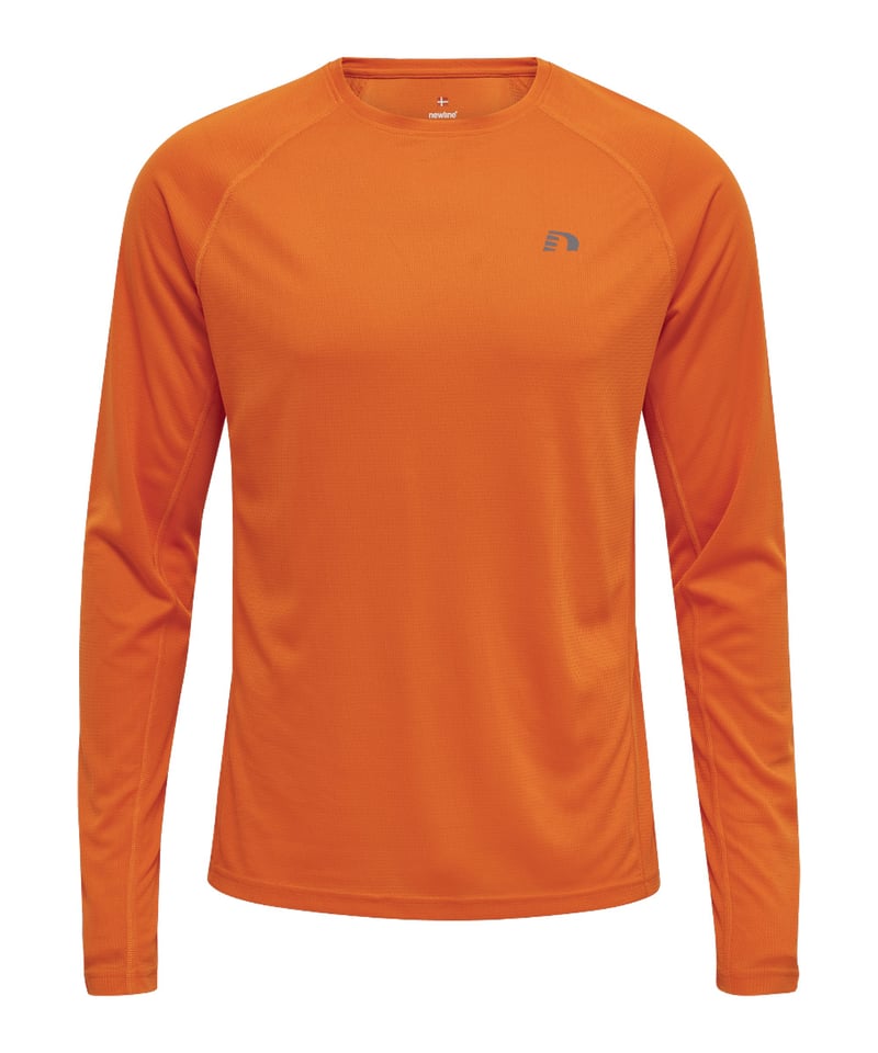 Newline Core Shirt langarm Running Orange F5190 - orange