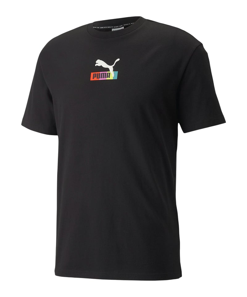 PUMA Brand Love Placement T-Shirt Schwarz F001 - schwarz