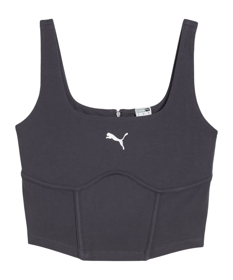 PUMA Dare To Gym2k Corset Sport-BH Damen Grau F69 - grau