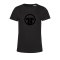 11teamsports All Black T-Shirt Damen Schwarz - schwarz