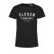11teamsports Established 2007 T-Shirt Damen Schwarz - schwarz