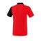 Erima 5-C Poloshirt Kids Rot Schwarz - Rot