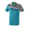 Erima 5-C Poloshirt Blau Grau - Blau
