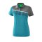 Erima 5-C Poloshirt Damen Blau Grau - Blau