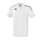 Erima Essential 5-C Poloshirt Weiss Schwarz - Weiss
