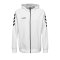Hummel Cotton Kapuzenjacke Kids Weiss F9001 - Weiss