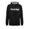 Hummel Cotton Logo Hoody Kids Schwarz F2001 - Schwarz