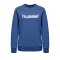 Hummel Cotton Logo Sweatshirt Damen Blau F7045 - Blau