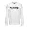 Hummel Cotton Logo Sweatshirt Kids Weiss F9001 - Weiss