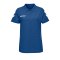 Hummel Cotton Poloshirt Damen Blau F7045 - Blau