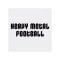 11teamsports ”Heavy Metal Football” T-Shirt Weiß - weiss
