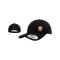 11ts Academy Curved Cap Schwarz - schwarz