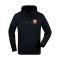 11ts Academy Hoody Brustlogo Schwarz - schwarz