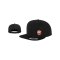 11ts Academy Straight Snapback Cap Schwarz - schwarz
