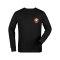 11ts Academy Sweatshirt Brustlogo Schwarz - schwarz