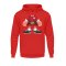 11teamsports Ugly Xmas Elf Hoody Rot - rot