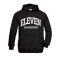 11teamsports ELEVEN Hoody Kids Schwarz Weiss - schwarz