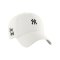 '47 Brand Mlb New York Yankees Thorn Clean Up Cap Weiss - weiss