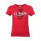 TV NEULER T-Shirt Vintage Ball MCMXXI Damen (RED) - rot