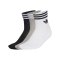 adidas Originals 3 Stripes Ankle 3er Pack Socken Weiß - weiss