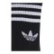 adidas Originals 3 Stripes Crew 6er Pack Socken Schwarz - schwarz