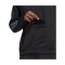 adidas 3-Stripes Hoody Schwarz Blau Rot - schwarz