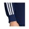 adidas 3 Stripes Longsleeve Polo Blau - blau