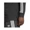 adidas 3 Stripes Longsleeve Polo Schwarz - schwarz