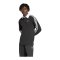 adidas 3 Stripes Longsleeve Polo Schwarz - schwarz