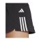 adidas 3-Stripes Pacer Short Damen Schwarz Weiss - schwarz