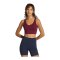 adidas 3 Stripes Studio All Me Sport-BH Damen Rot - rot