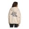 adidas 3 Stripes Studio Hoody Damen Beige - beige