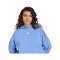 adidas 3 Stripes Studio Hoody Damen Blau - blau