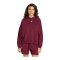 adidas 3 Stripes Studio Hoody Damen Rot - rot