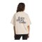 adidas 3 Stripes Studio T-Shirt Damen Beige - beige