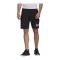 adidas 3 Stripes Tennis Short Schwarz Weiss - schwarz