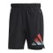adidas 3Bar Short Schwarz Rot Blau - schwarz